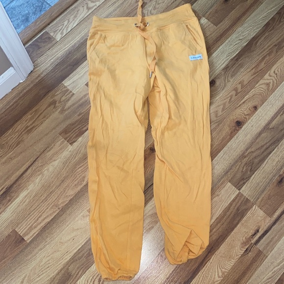 calvin klein orange joggers/sweatpants - Picture 1 of 4